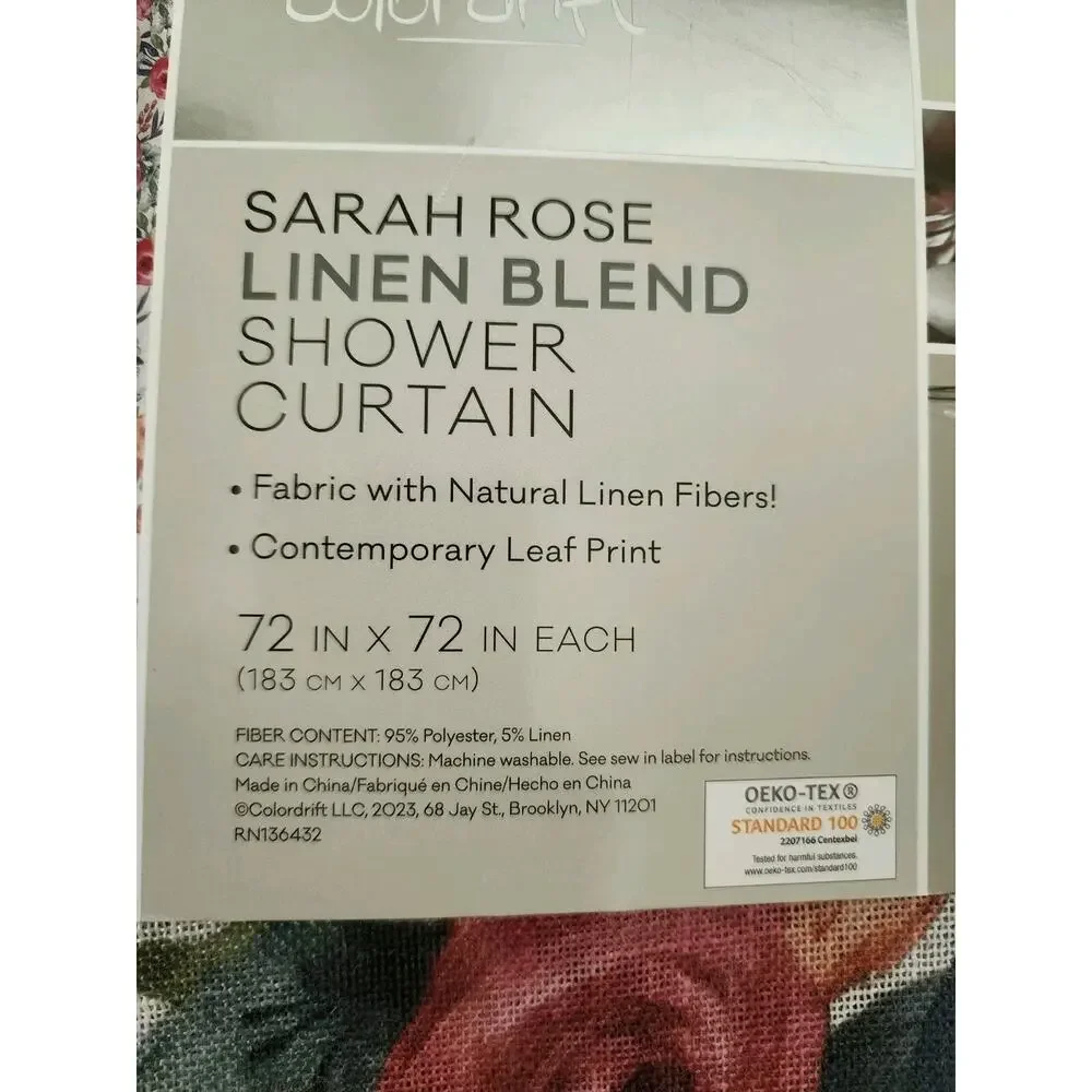 Floral Shower Curtain by Colordrift